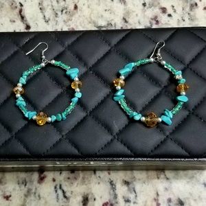 Vintage turquoise earrings